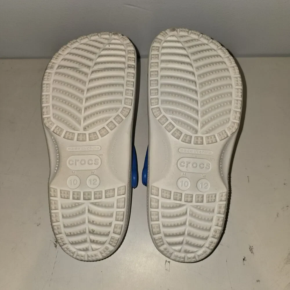 Unisex Crocs Graphic Clog Sandal Adult W Sz 12 M Sz 10 Barely Used